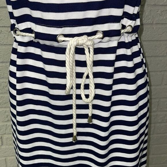 Sandiva Striped Strapless Dress Size S - Picture 3 of 6